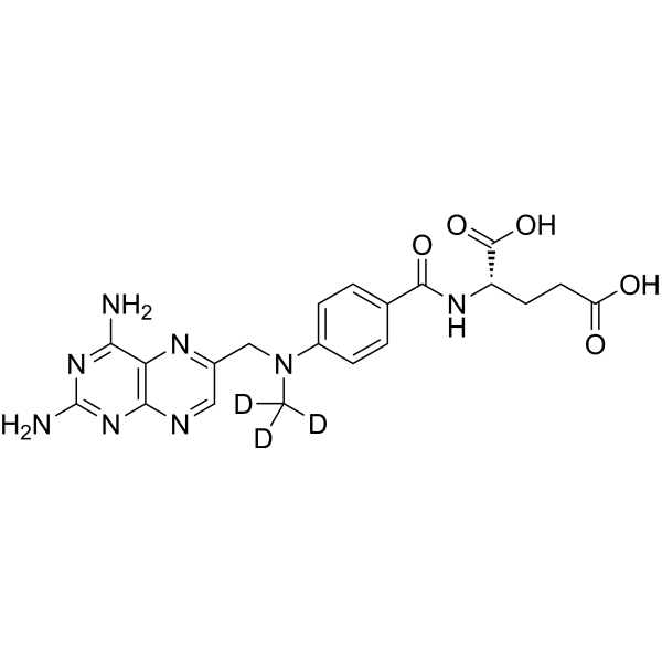 Methotrexate-d<sub>3</sub> Chemical Structure