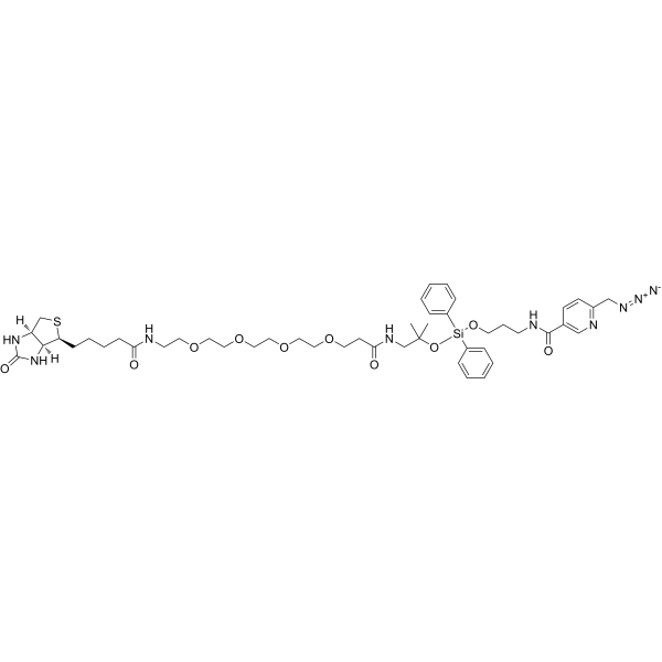 Biotin-PEG4-dialkoxydiphenylsilane-picolyl <em>azide</em>
