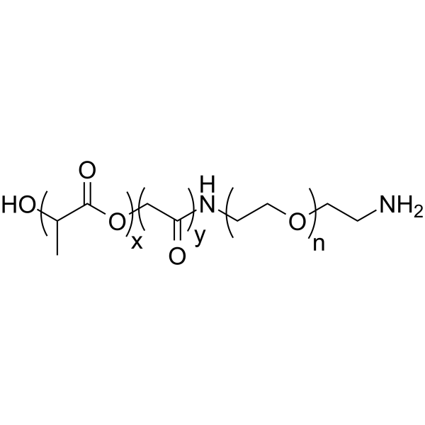PLGA-PEG-NH2 Chemical Structure