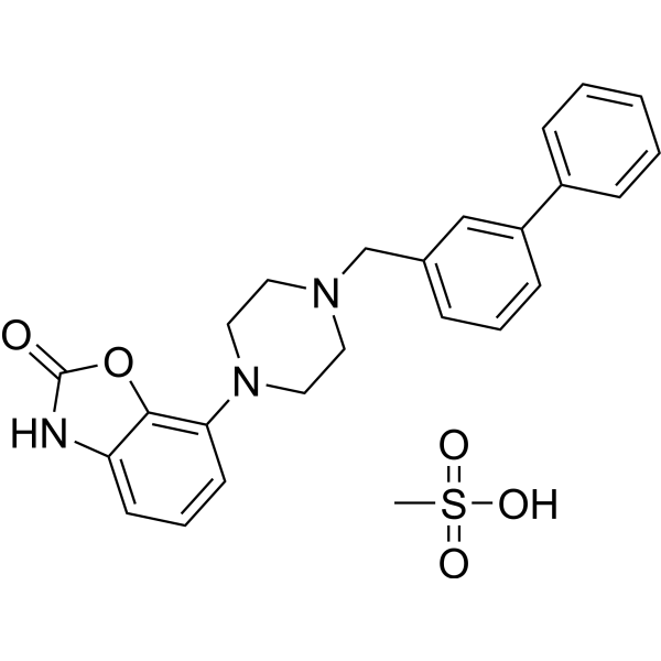 Bifeprunox mesylate Chemical Structure