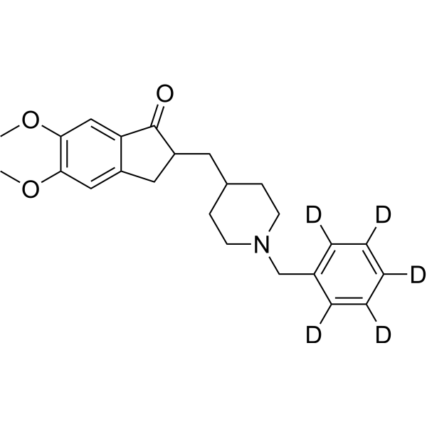 Donepezil-d<sub>5</sub> Chemical Structure
