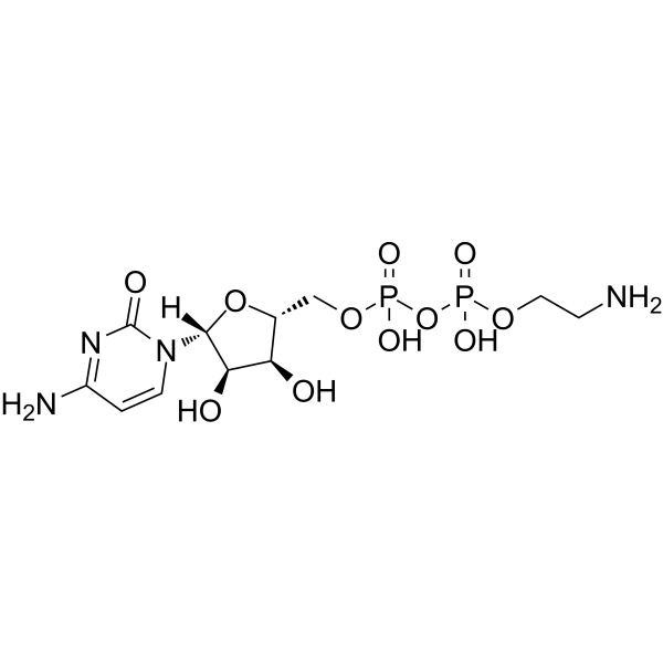 Cytidine 5′-diphosphoethanolamine Chemical Structure