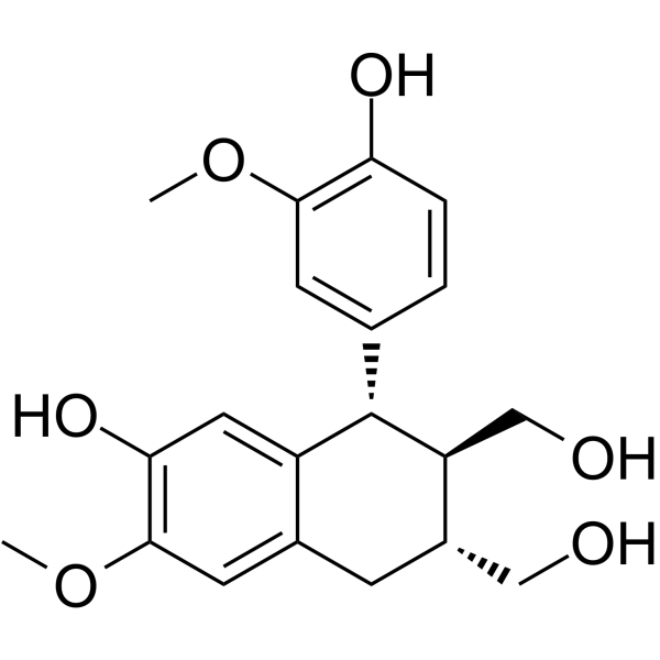 (+)-Isolariciresinol Chemical Structure