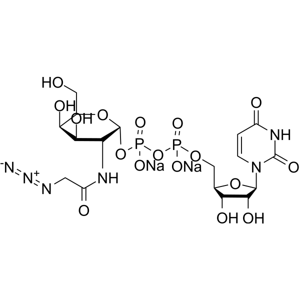 UDP-GalNAz disodium Chemical Structure