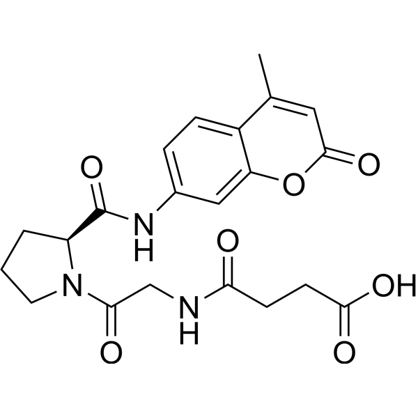 Suc-Gly-Pro-AMC Chemical Structure