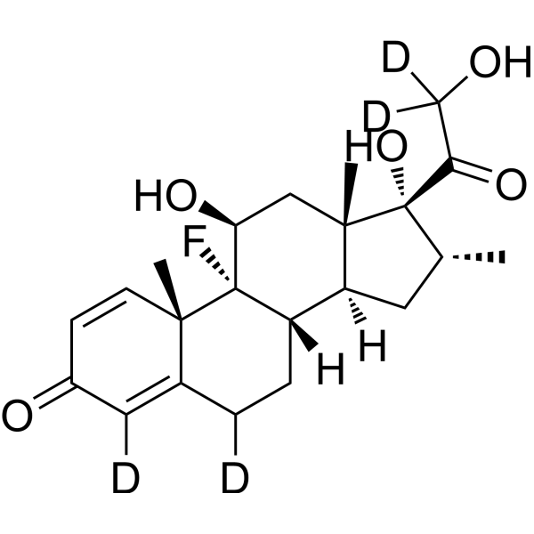 Dexamethasone-d<sub>4</sub> Chemical Structure