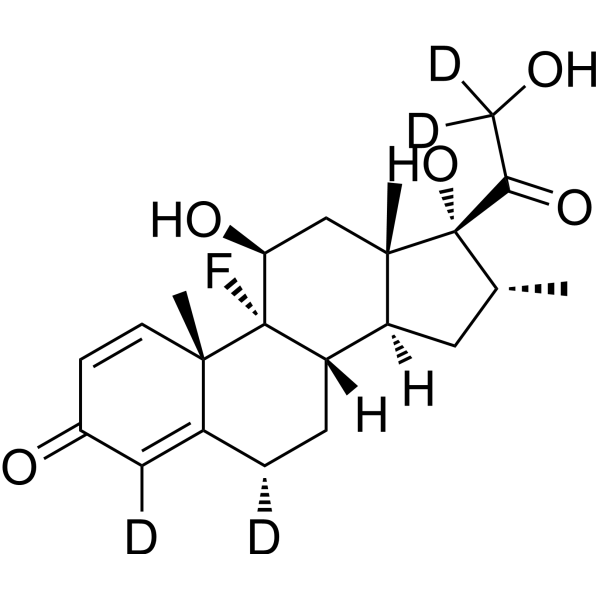 Dexamethasone-4,6α,21,21-d<sub>4</sub> Chemical Structure