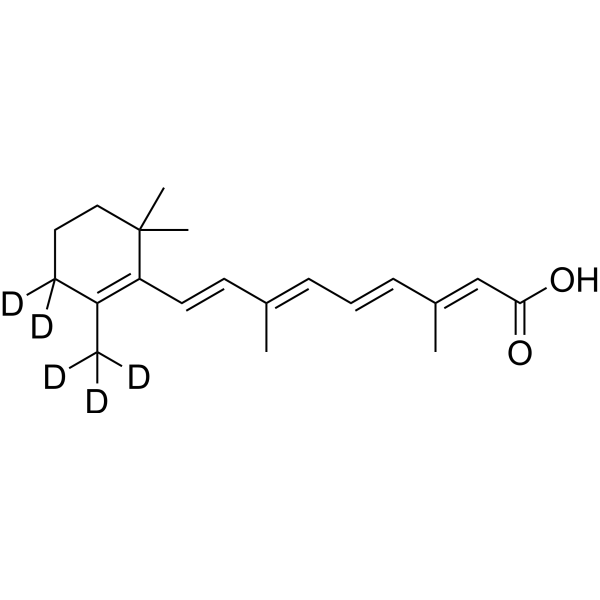 Retinoic acid-d<sub>5</sub> Chemical Structure