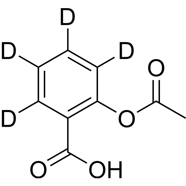 Aspirin-d<sub>4</sub> Chemical Structure