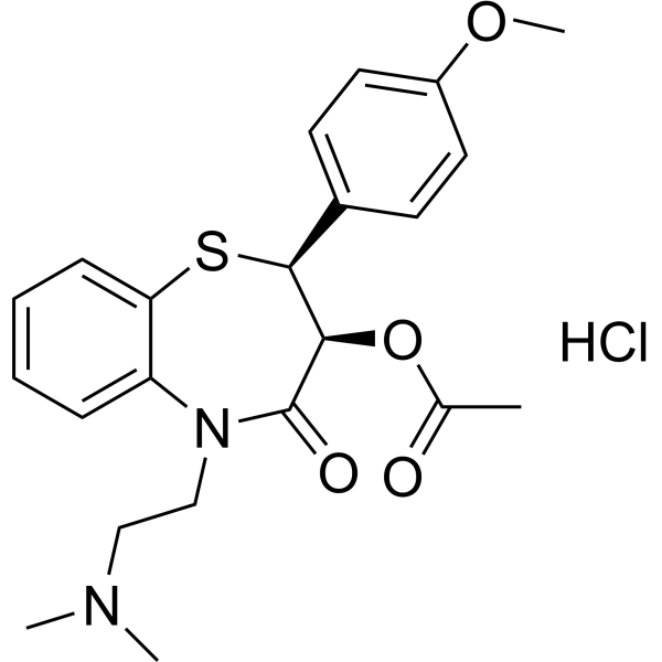 Diltiazem hydrochloride (Standard) Chemical Structure
