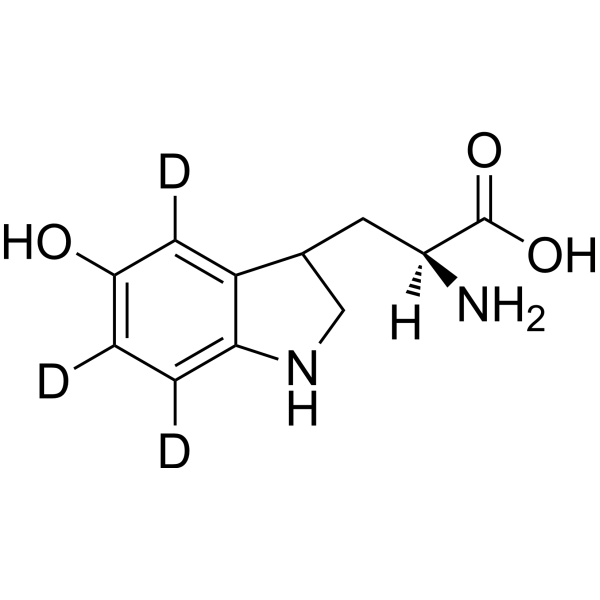 5-Hydroxy-L-tryptophan-4,6,7-d<sub>3</sub> Chemical Structure