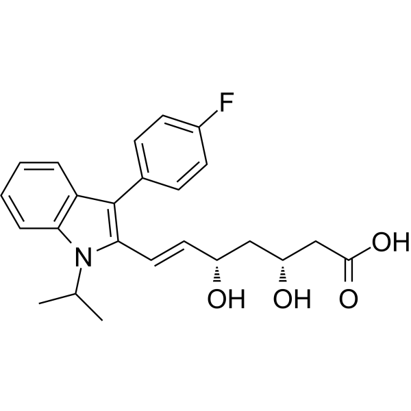 Fluvastatin Chemical Structure