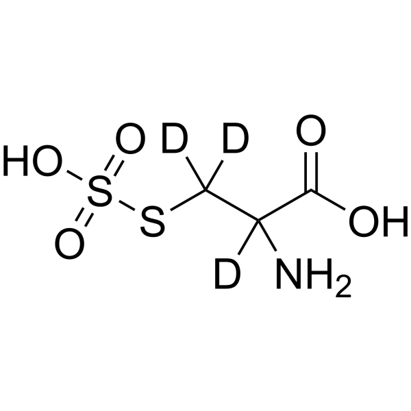 S-Sulfo-DL-cysteine-2,3,3-d<sub>3</sub> Chemical Structure