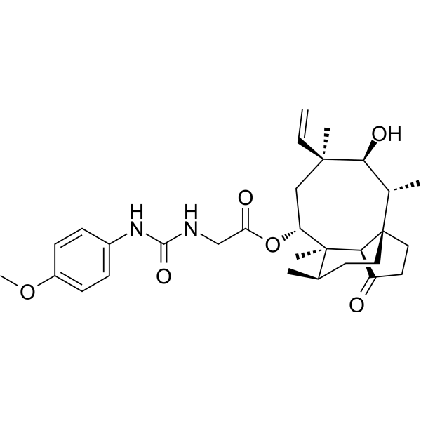 22-((<em>4</em>-Methoxyphenyl)urea-1-yl)-22-deoxypleuromutilin