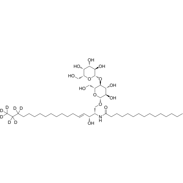 D-Lactosyl-β-<em>1</em>,<em>1</em>'-<em>N</em>-pentadecanoyl-D-erythro-sphingosine-d7