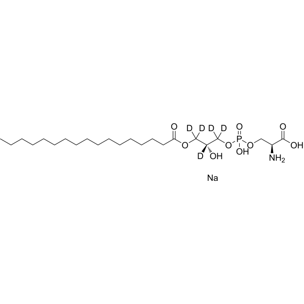 1-Heptadecanoyl-2-hydroxy-sn-glycero-3-phospho-<em>L</em>-serine-<em>d</em>5 sodium