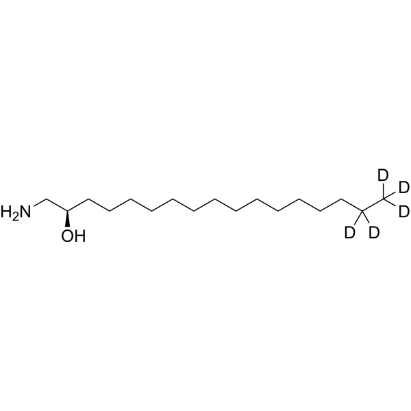 1-Desoxymethylsphinganine-d<sub>5</sub> Chemical Structure