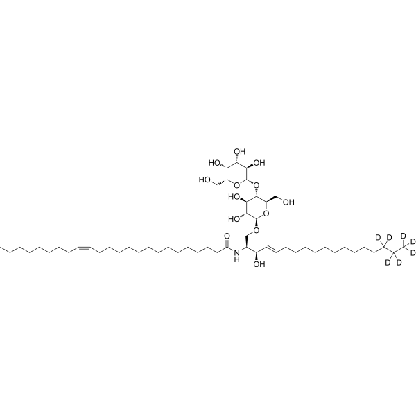 D-Lactosyl-ß-<em>1</em>,<em>1</em>' <em>N</em>-nervonoyl-D-erythro-sphingosine-d7