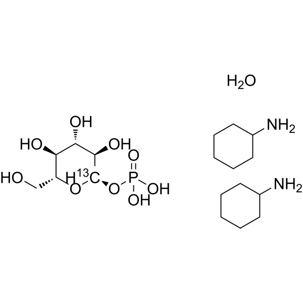 α-D-Glucopyranosyl 1-phosphate-13C dicyclohexylamine, monohydrate