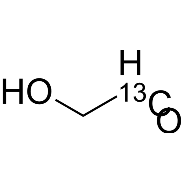 Glycolaldehyde-1-<sup>13</sup>C Chemical Structure