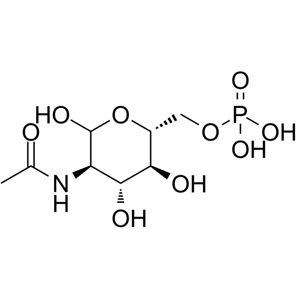 N-Acetyl-D-galactosamine-6-phosphate Chemical Structure