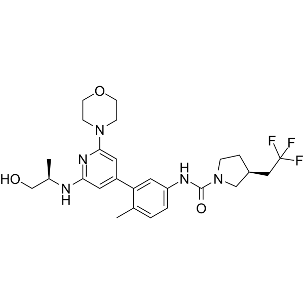 Exarafenib Chemical Structure