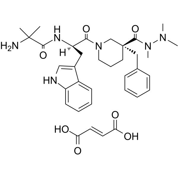 Anamorelin Fumarate Chemical Structure