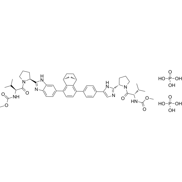 Yimitasvir diphosphate Chemical Structure