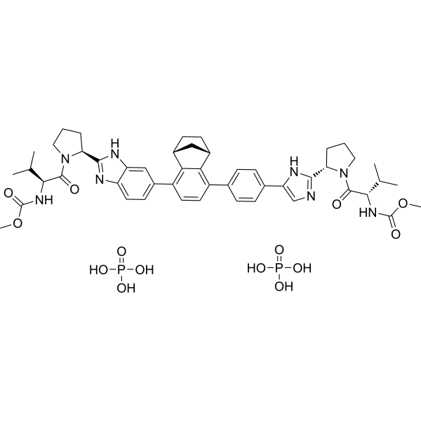 (1R,4S)-Yimitasvir diphosphate Chemical Structure