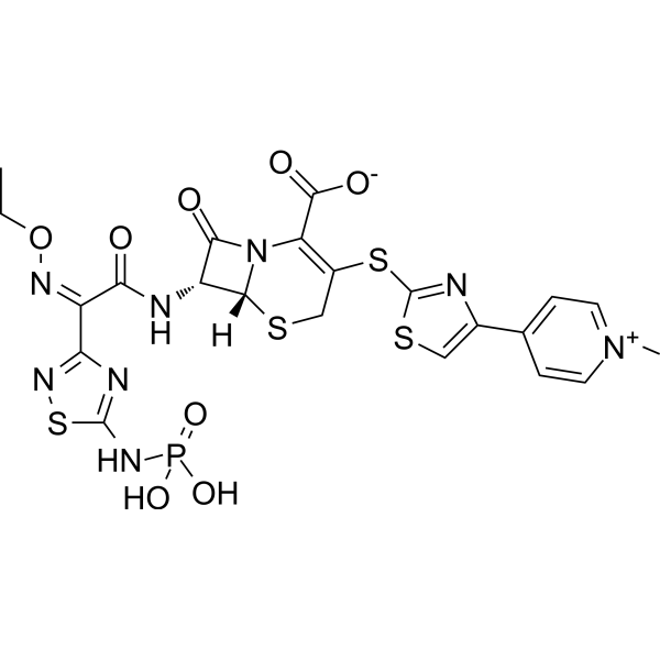 Ceftaroline fosamil (inner) Chemical Structure