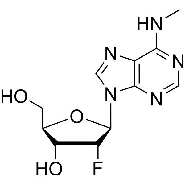 2′-Deoxy-2′-fluoro-N-methyladenosine Chemical Structure