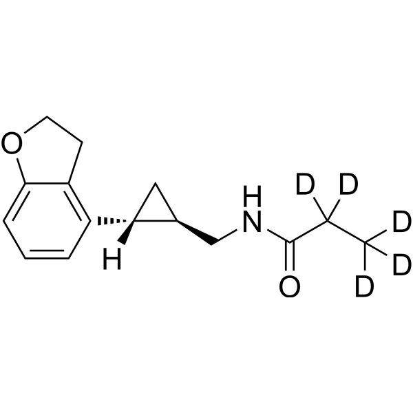 Tasimelteon-d<sub>5</sub> Chemical Structure