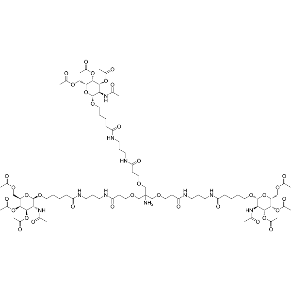 Tri-GalNAc(OAc)3 Chemical Structure