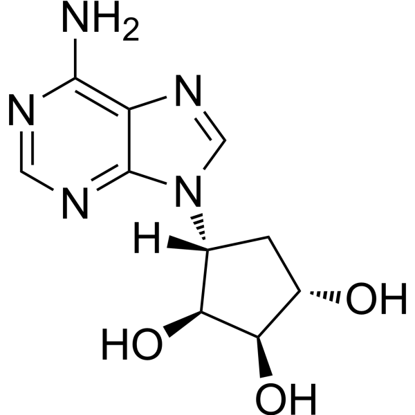 (-)-5′-Noraristeromycin Chemical Structure