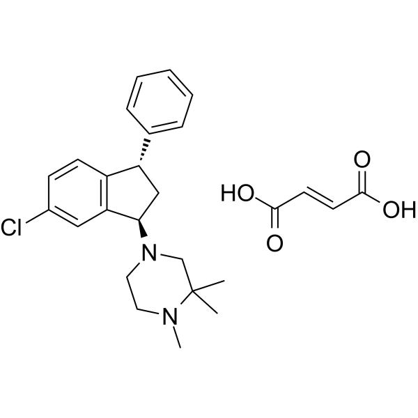 Zicronapine fumarate Chemical Structure