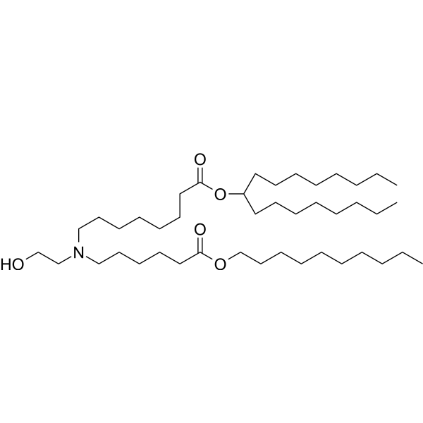 Heptadecan-9-yl 8-((6-(decyloxy)-6-oxohexyl)(<em>2-hydroxyethyl</em>)amino)octanoate