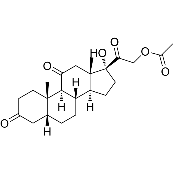 5β-Dihydrocortisone acetate Chemical Structure