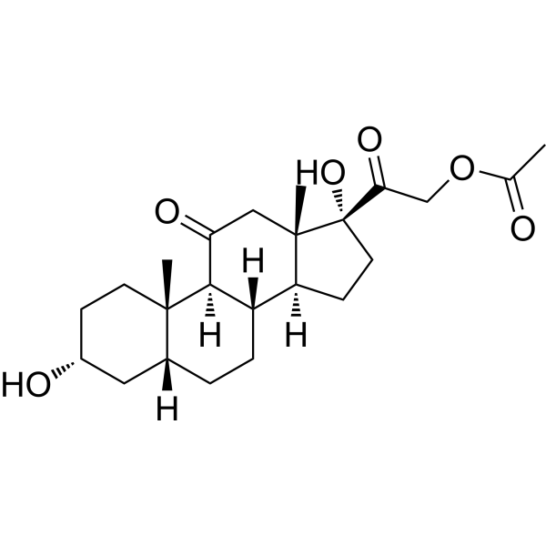 Tetrahydrocortisone acetate Chemical Structure