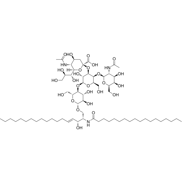 Ganglioside GM2 Chemical Structure