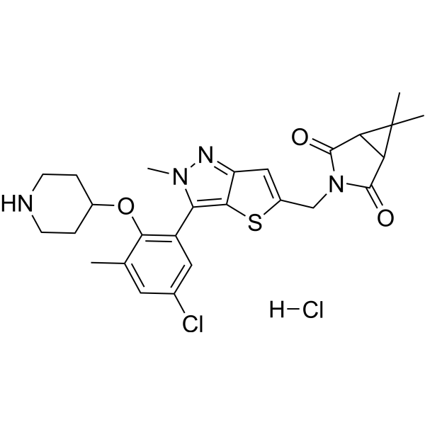 USP7-IN-10 hydrochloride Chemical Structure