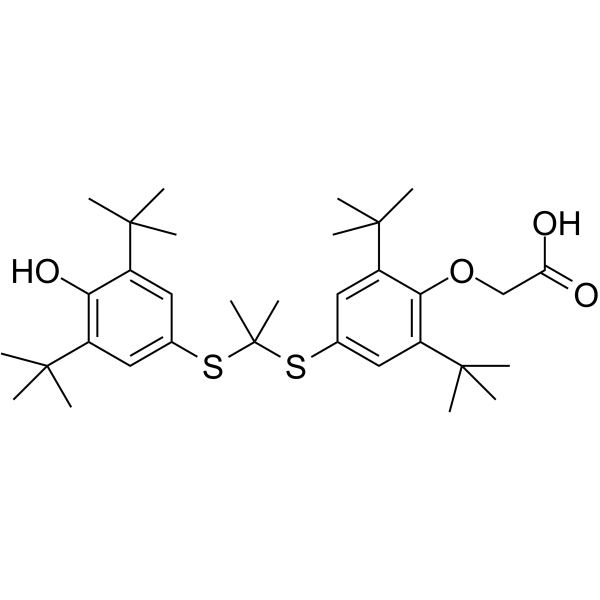 Camobucol Chemical Structure