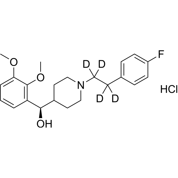 Volinanserin-d<sub>4</sub> hydrochloride Chemical Structure
