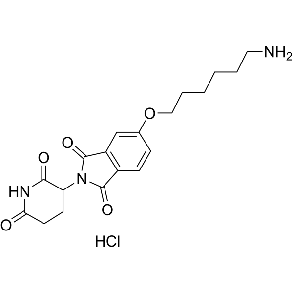 Thalidomide-5-O-<em>C6</em>-NH2 hydrochloride