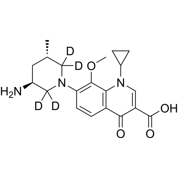 Nemonoxacin-d<sub>4</sub> Chemical Structure