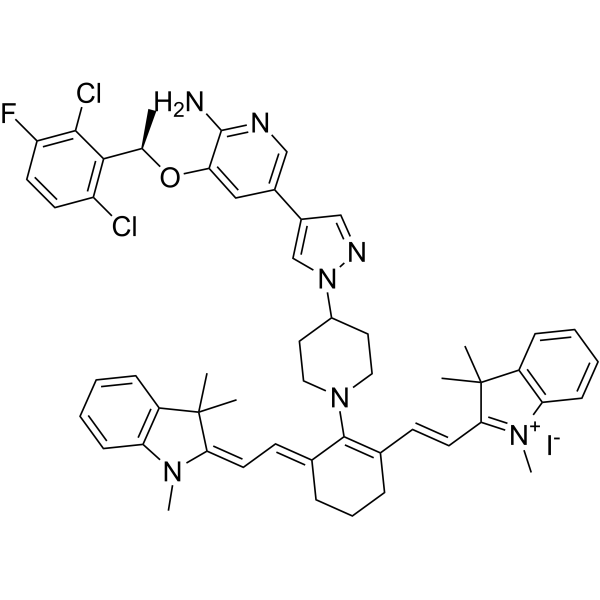 IR-Crizotinib Chemical Structure