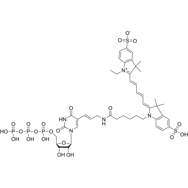 Cy5-UTP Chemical Structure