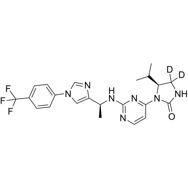 IDH1 Inhibitor 7-d<sub>2</sub> Chemical Structure
