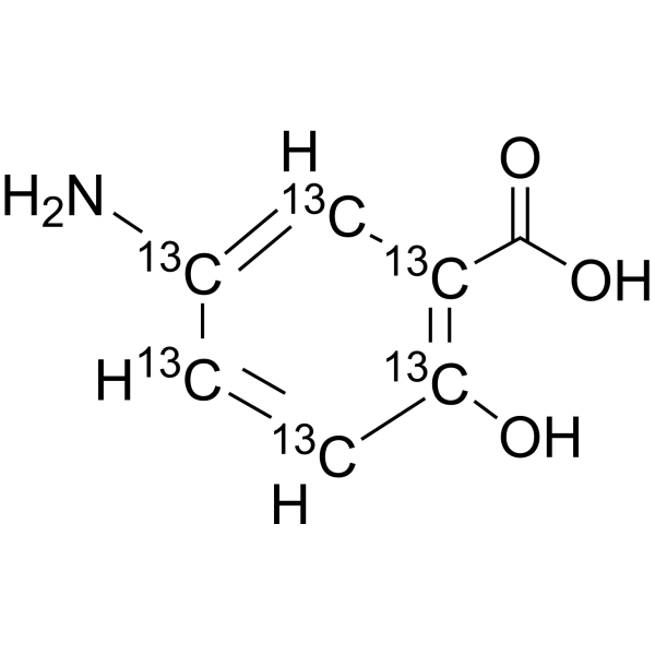 5-Aminosalicylic acid-<em>13</em>C6