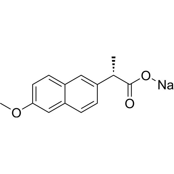 Naproxen sodium (Standard) Chemical Structure