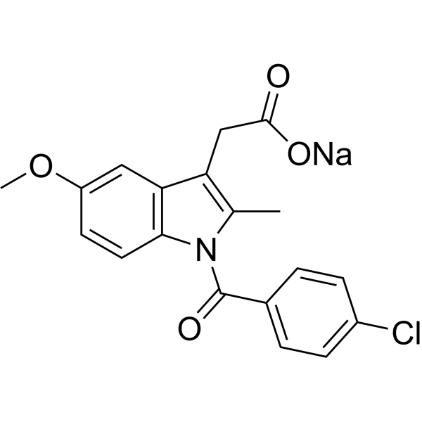 Indomethacin sodium Chemical Structure